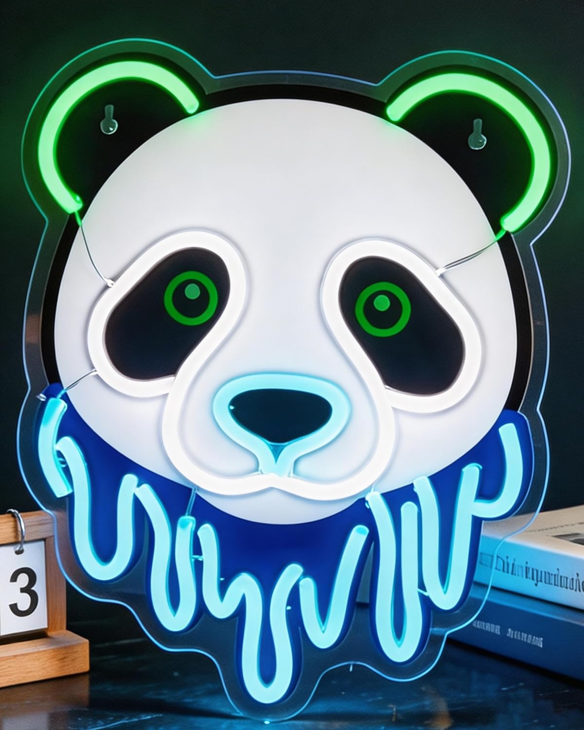 Zoo Party Games - Светодиодная неоновая вывеска Panda, USB-светильник, эстетичный